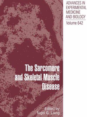 cover image of The Sarcomere and Skeletal Muscle Disease